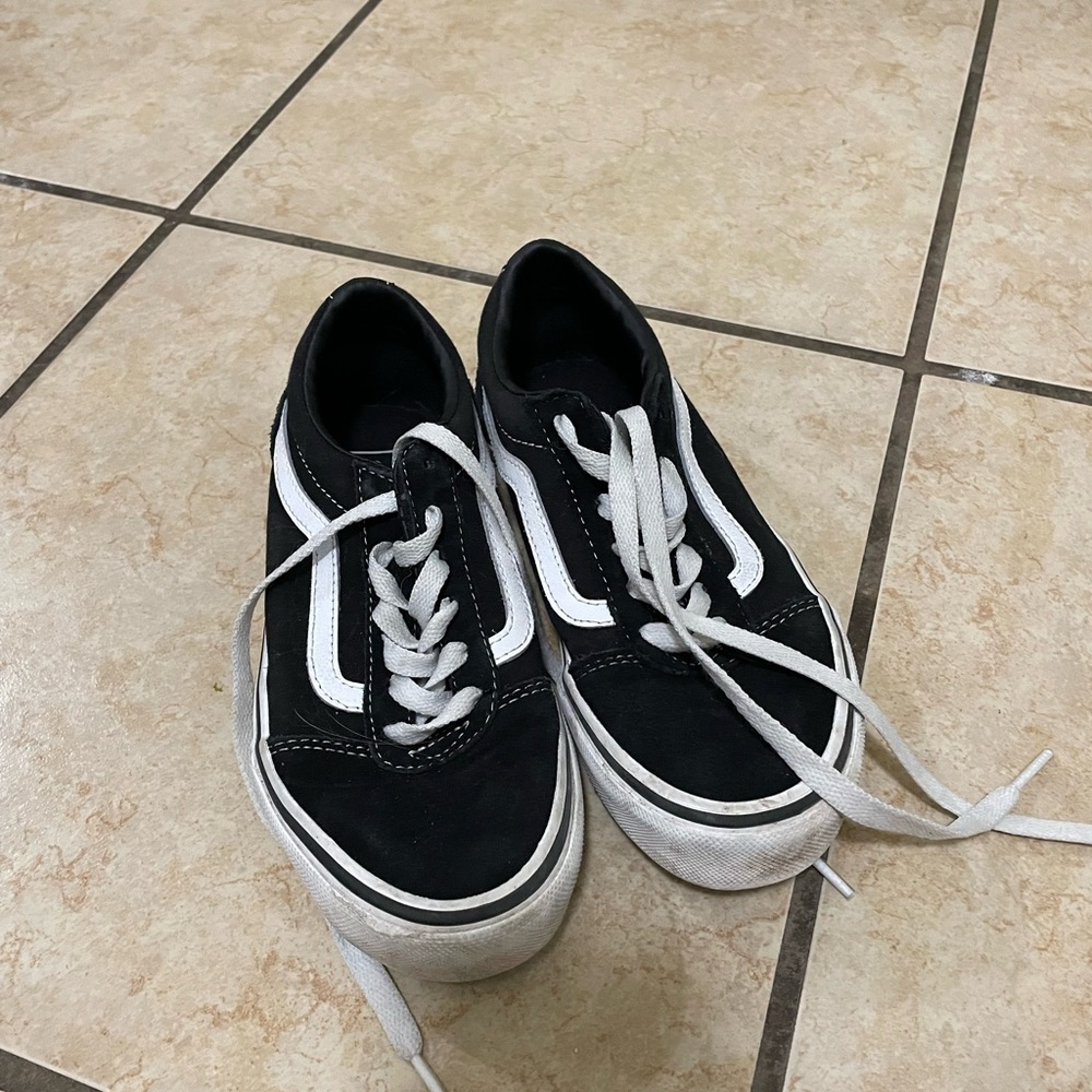 Vans Kids Sneakers Black and White